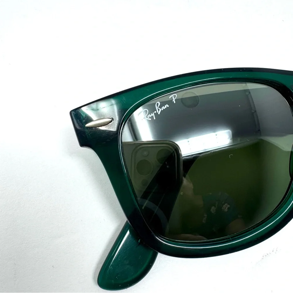 RAY BAN Wayfarer Chomance polarized sunglasses, hand made in Italy_8